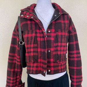 Urban Outfitters BDG flannel puffer jacket